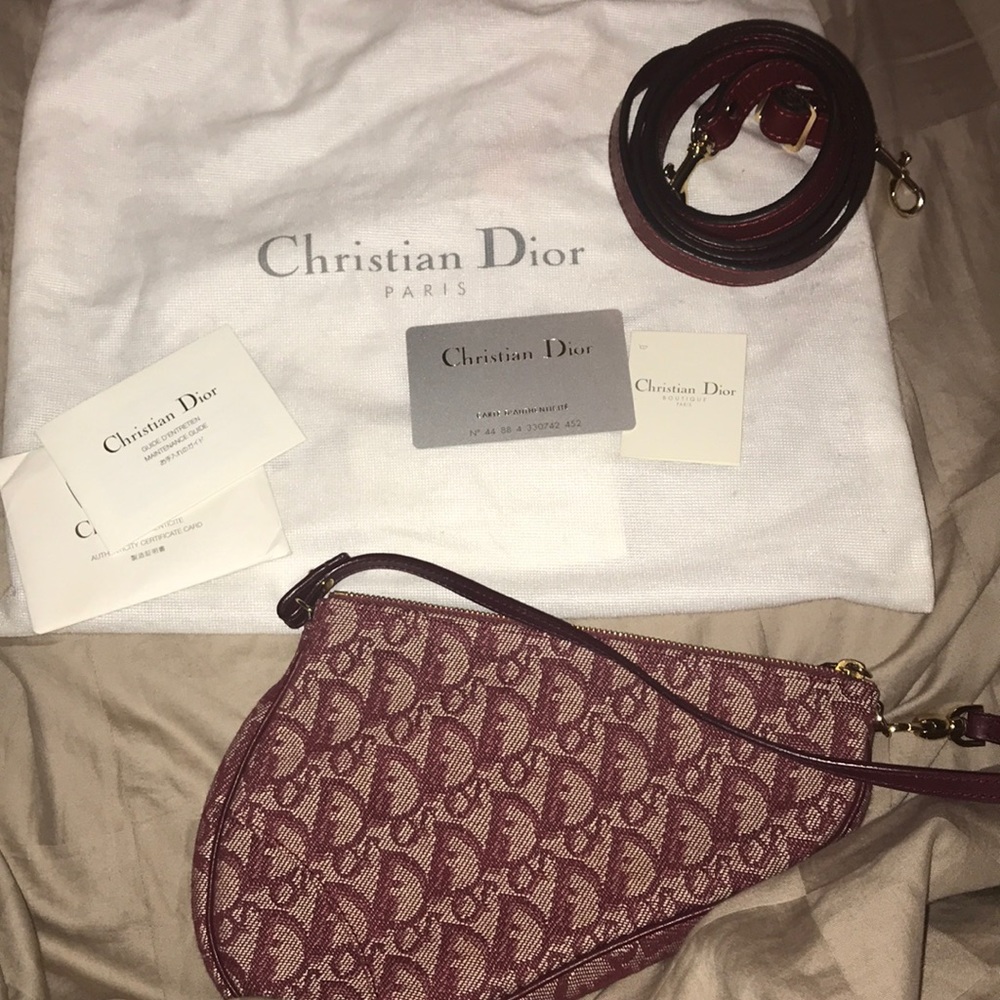 Dior trotter saddle bag